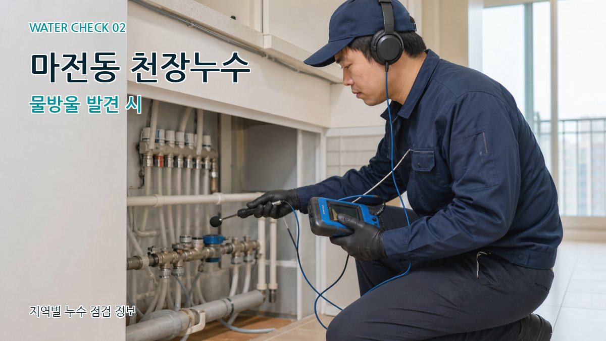 마전동 화장실누수 누수탐지 이미지