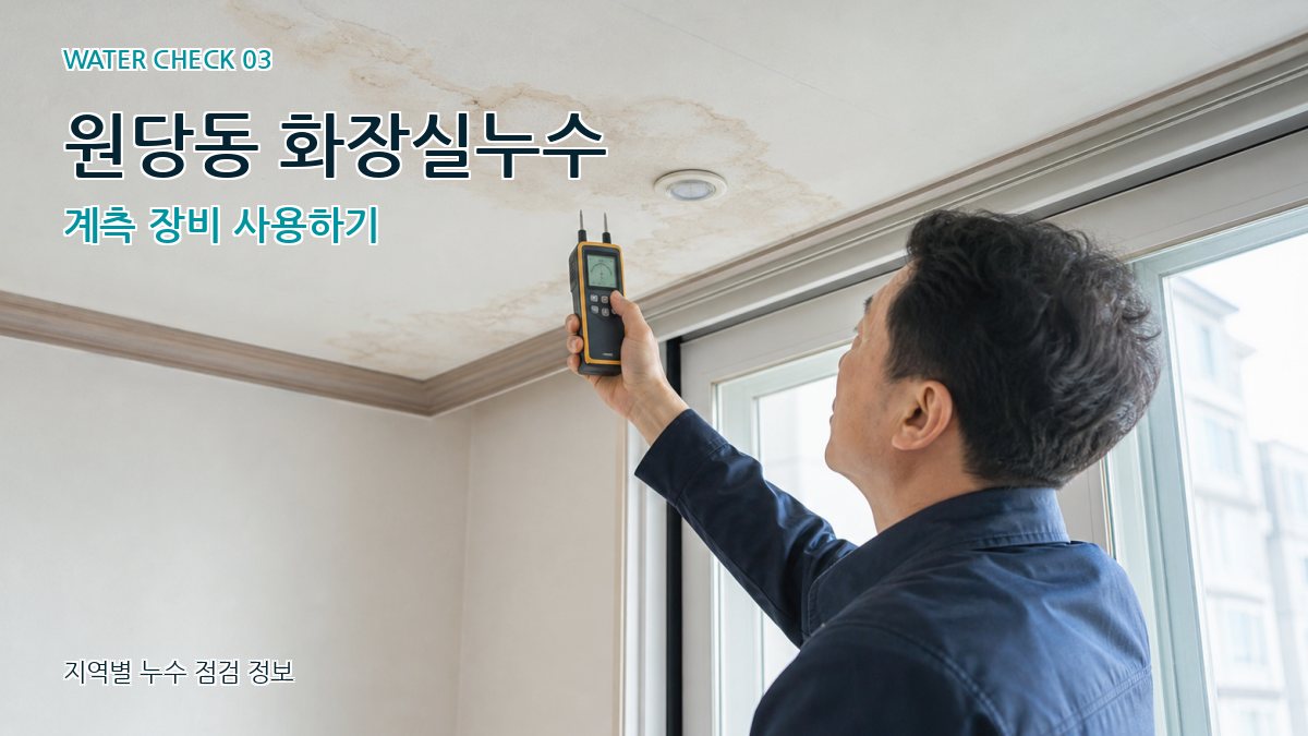 원당동 천장누수 누수탐지 이미지