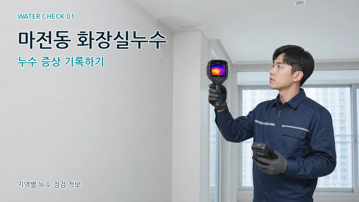 마전동 아파트누수 누수탐지 이미지