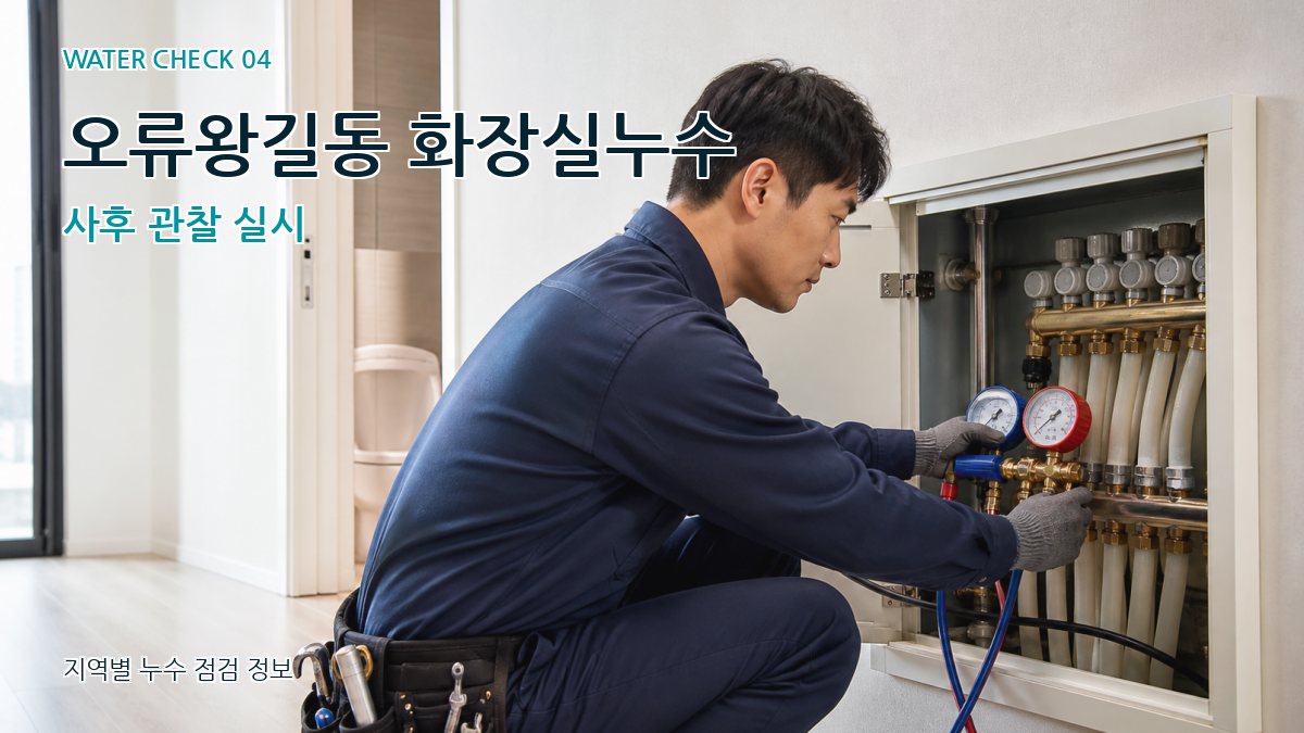 오류왕길동 누수탐지 누수탐지 이미지