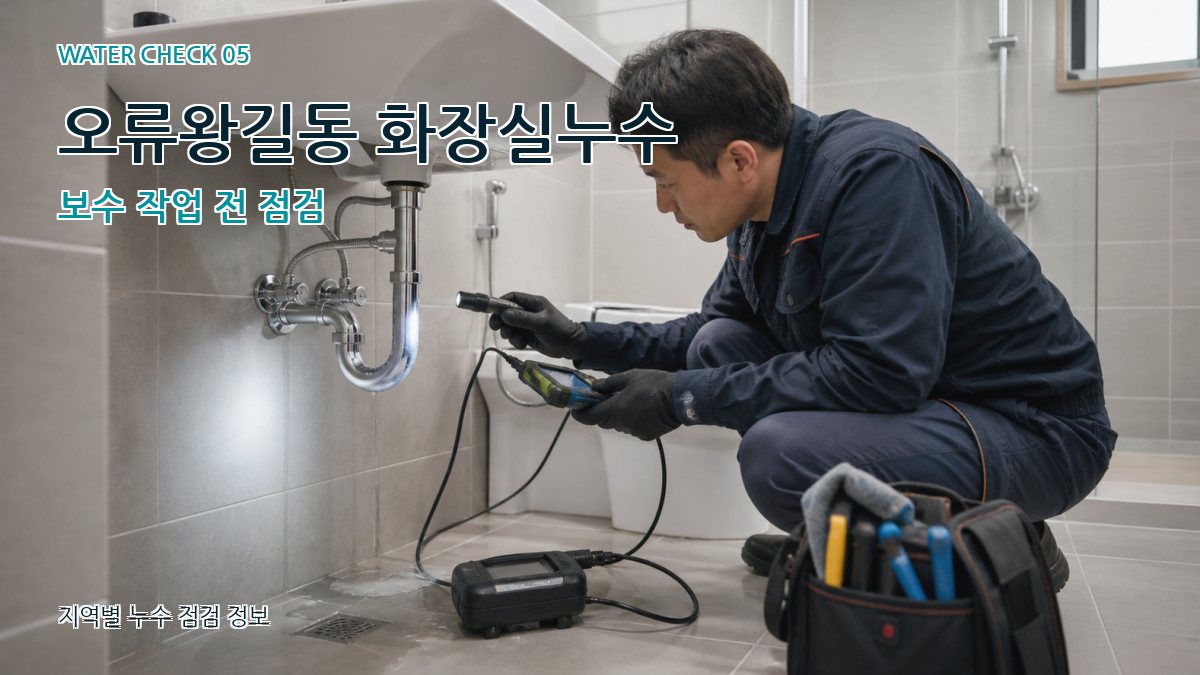 오류왕길동 누수공사 누수탐지 이미지