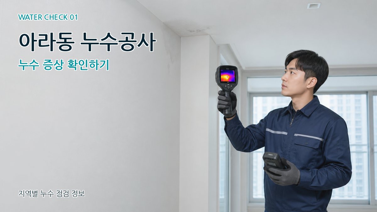 아라동 아파트누수 누수탐지 이미지