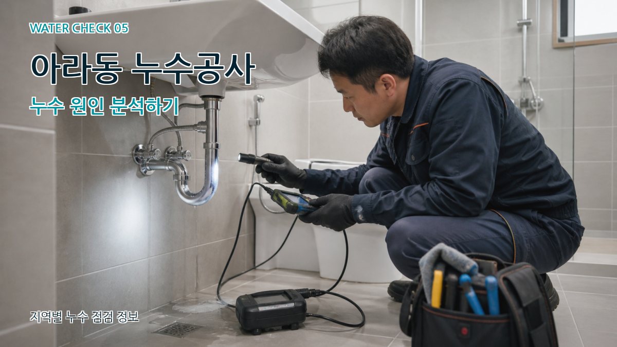 아라동 누수공사 누수탐지 이미지