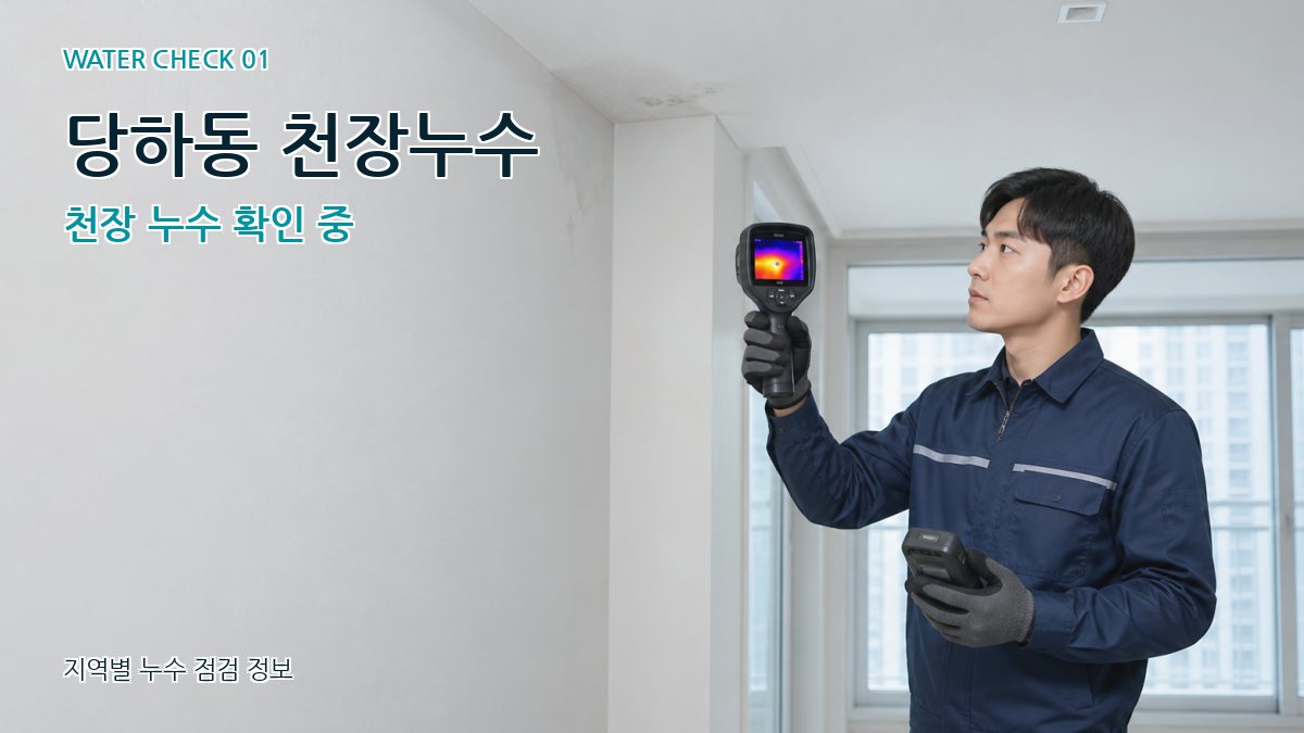 당하동 아파트누수 누수탐지 이미지