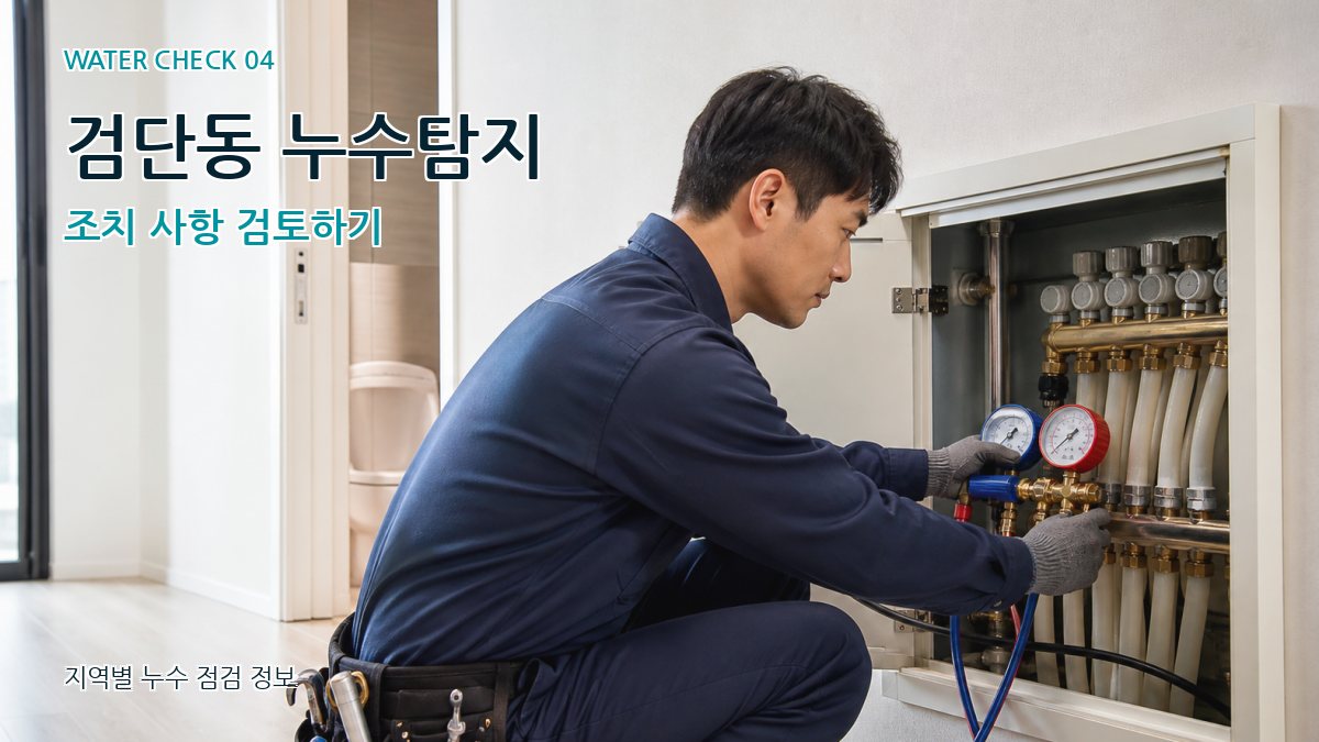 검단동 누수탐지 누수탐지 이미지