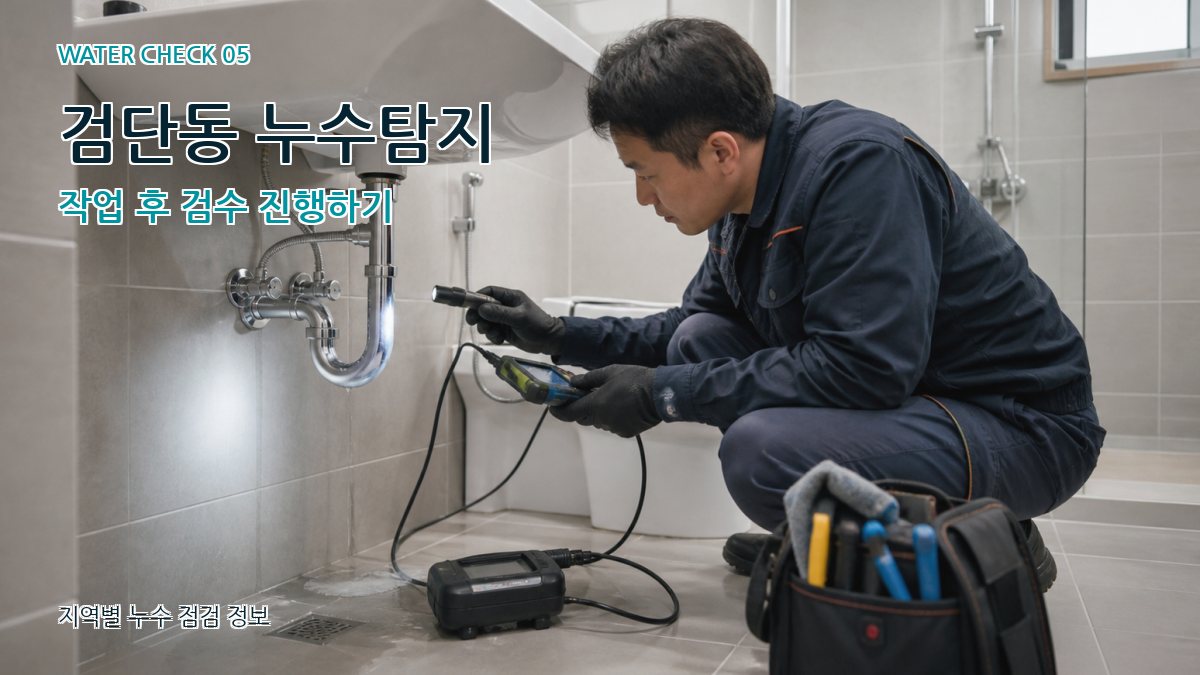 검단동 누수공사 누수탐지 이미지