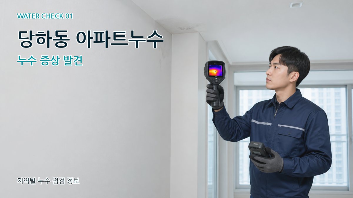 당하동 아파트누수 누수탐지 이미지