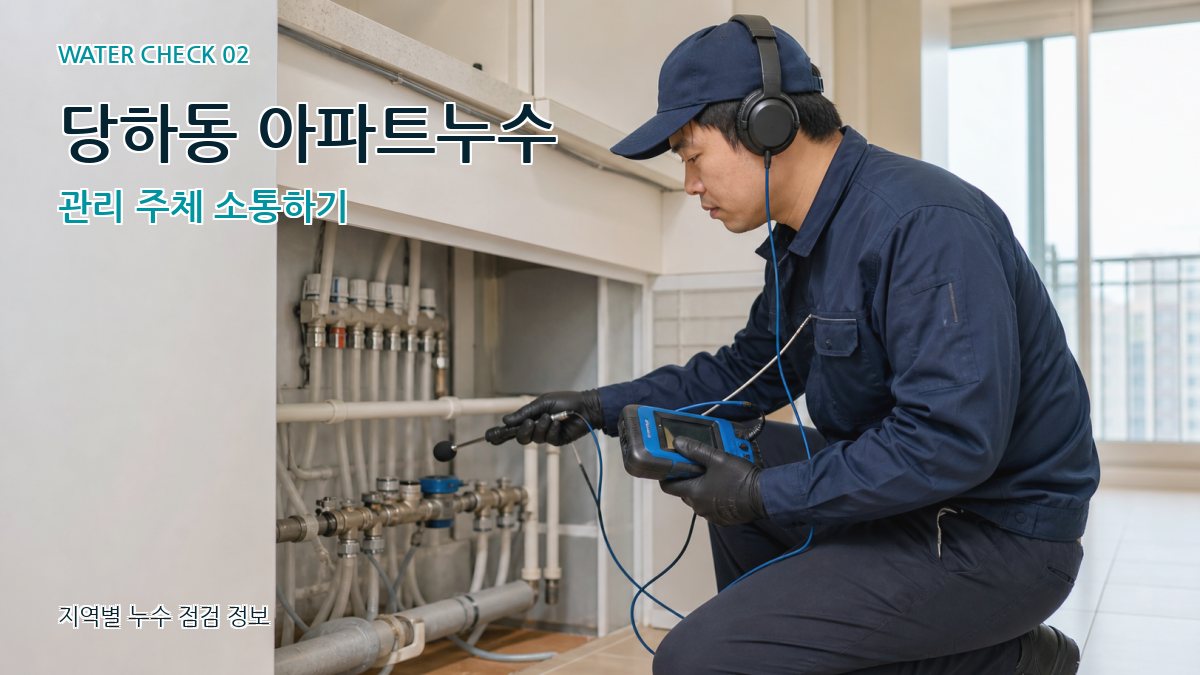 당하동 화장실누수 누수탐지 이미지