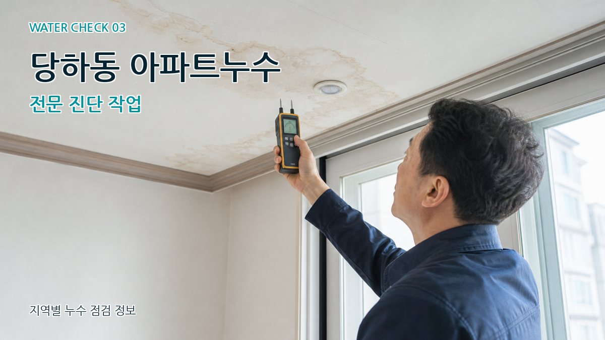 당하동 천장누수 누수탐지 이미지