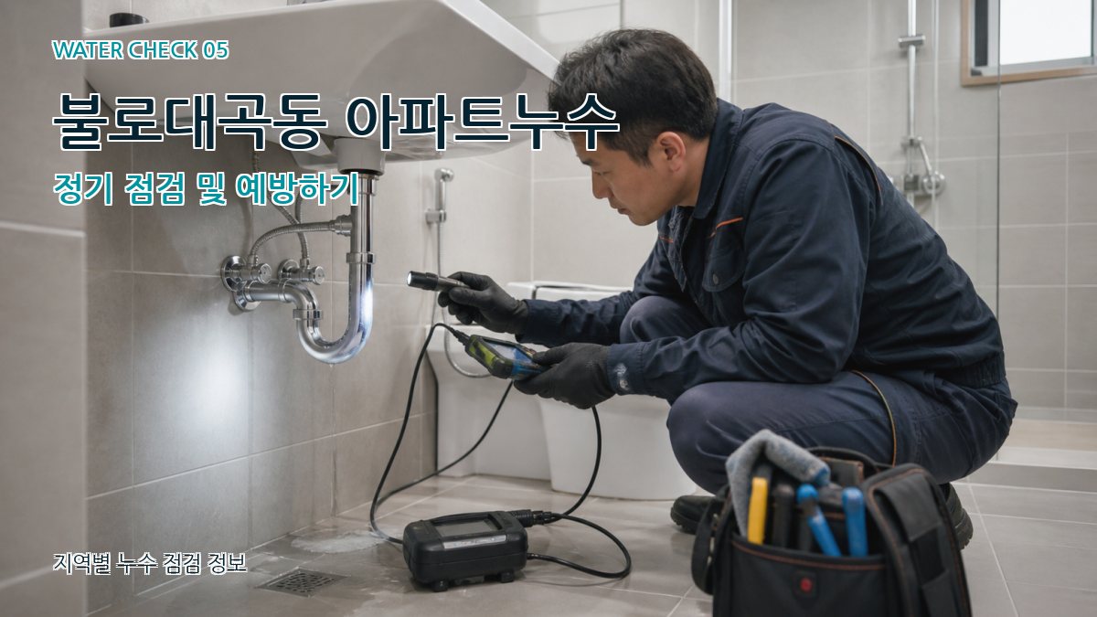 불로대곡동 누수공사 누수탐지 이미지
