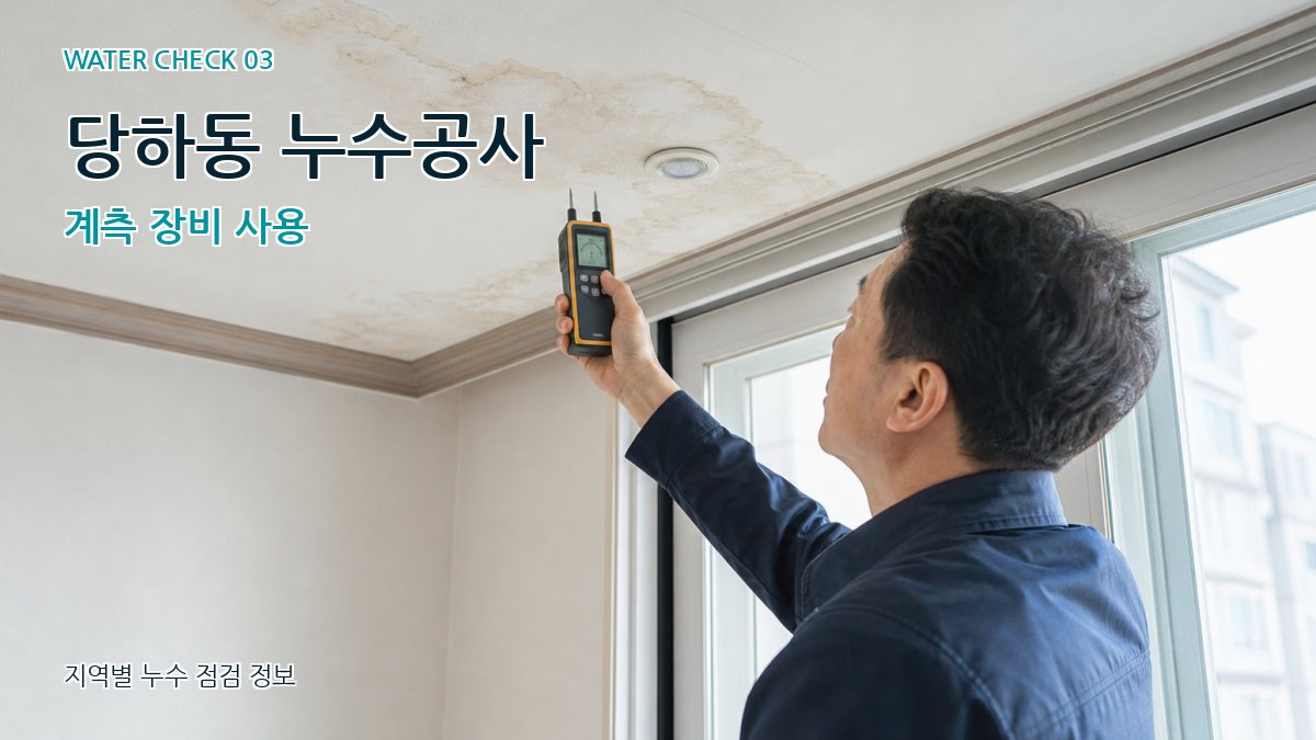 당하동 천장누수 누수탐지 이미지