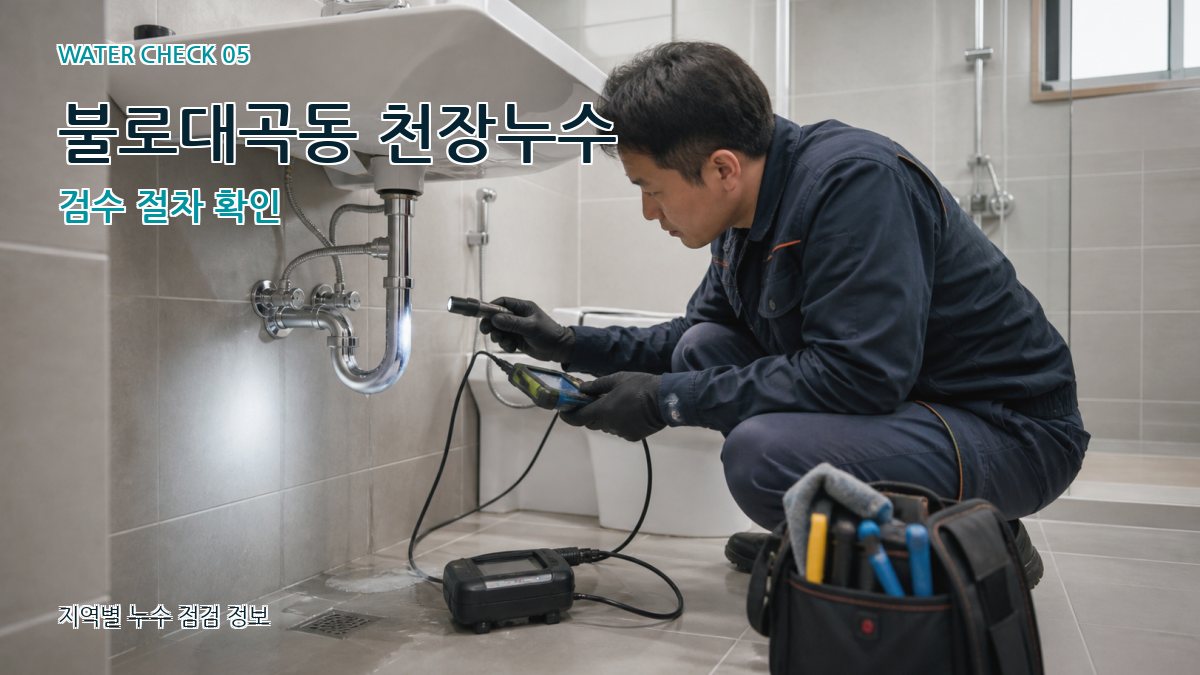 불로대곡동 누수공사 누수탐지 이미지