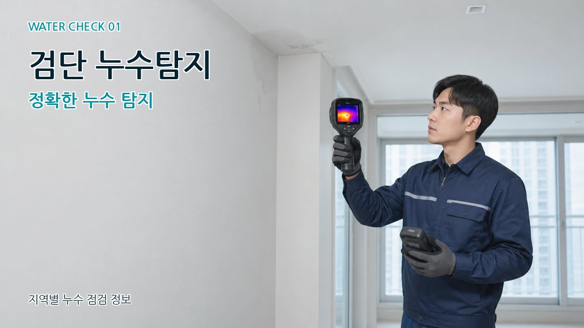 검단동 아파트누수 누수탐지 이미지