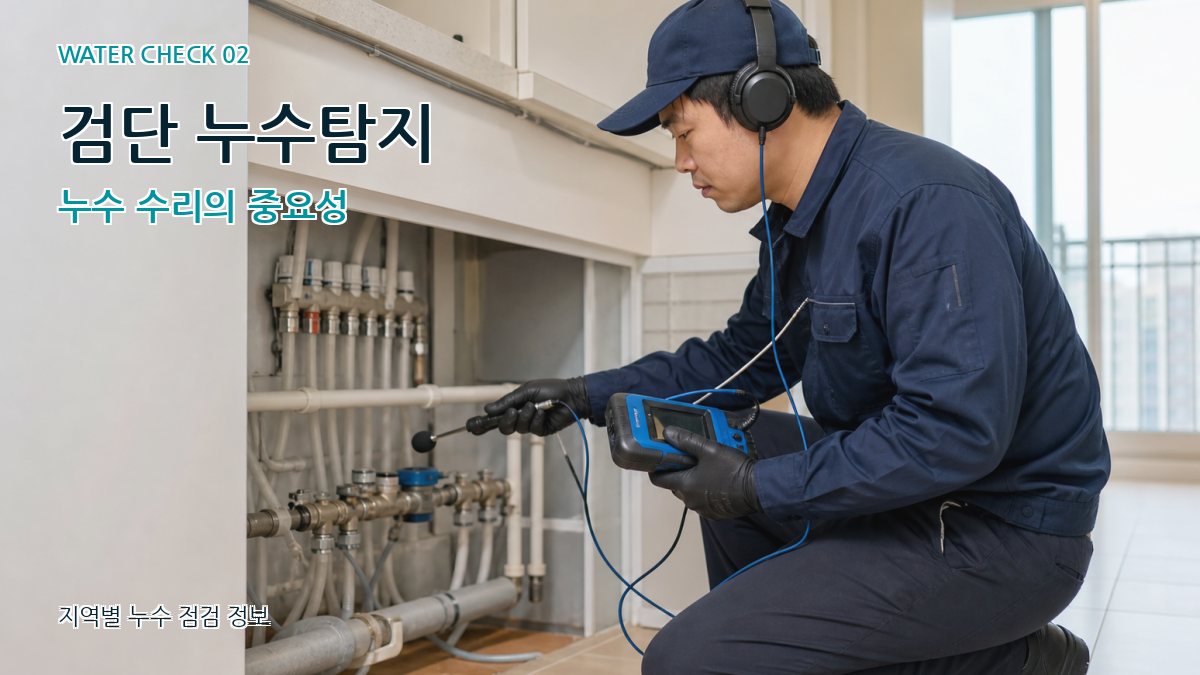 검단동 화장실누수 누수탐지 이미지