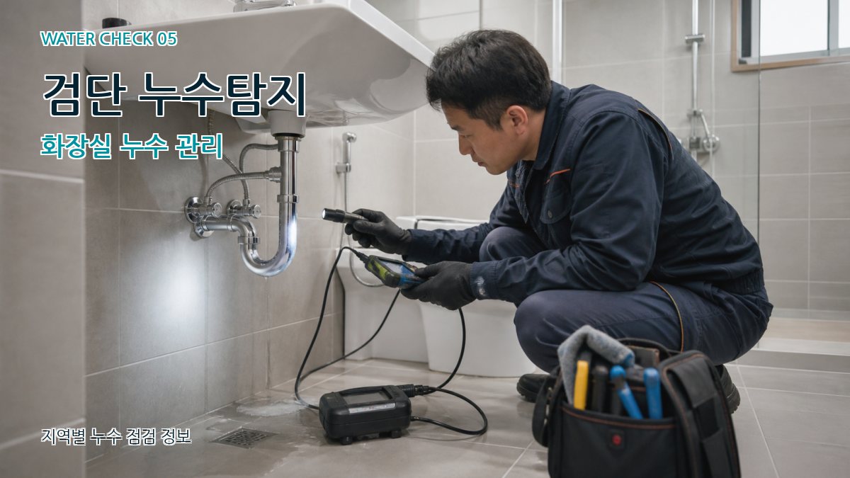 검단동 누수공사 누수탐지 이미지