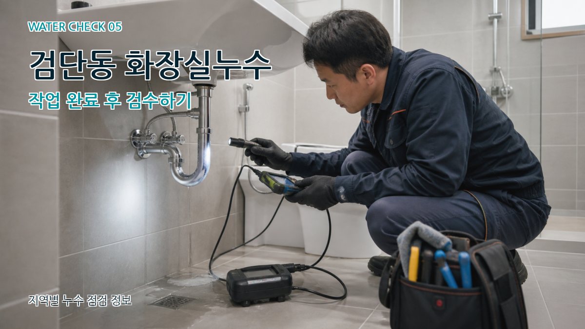 검단동 누수공사 누수탐지 이미지