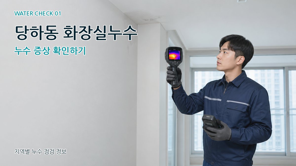 당하동 아파트누수 누수탐지 이미지