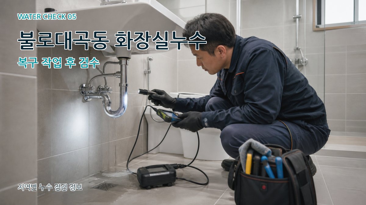 불로대곡동 누수공사 누수탐지 이미지