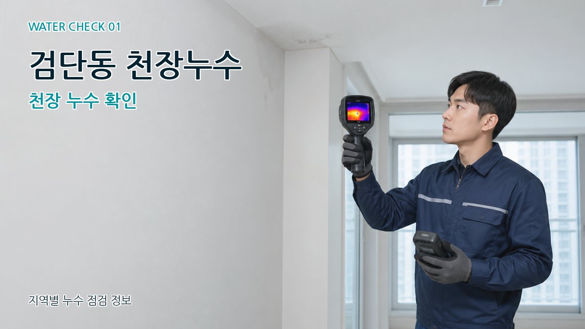 검단동 천장누수 천장 누수 확인