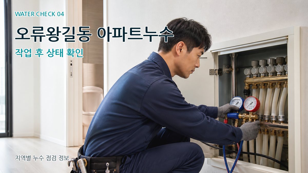 오류왕길동 누수탐지 누수탐지 이미지