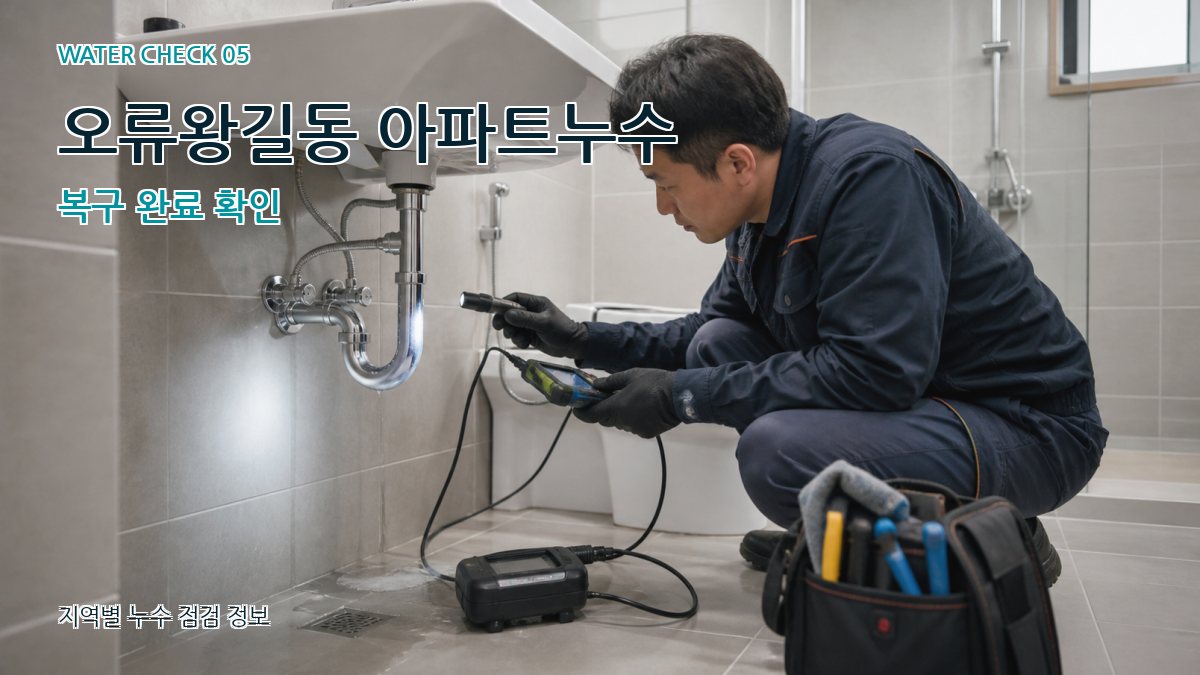 오류왕길동 누수공사 누수탐지 이미지