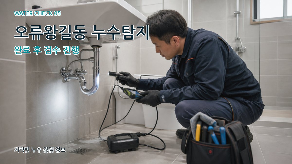 오류왕길동 누수공사 누수탐지 이미지