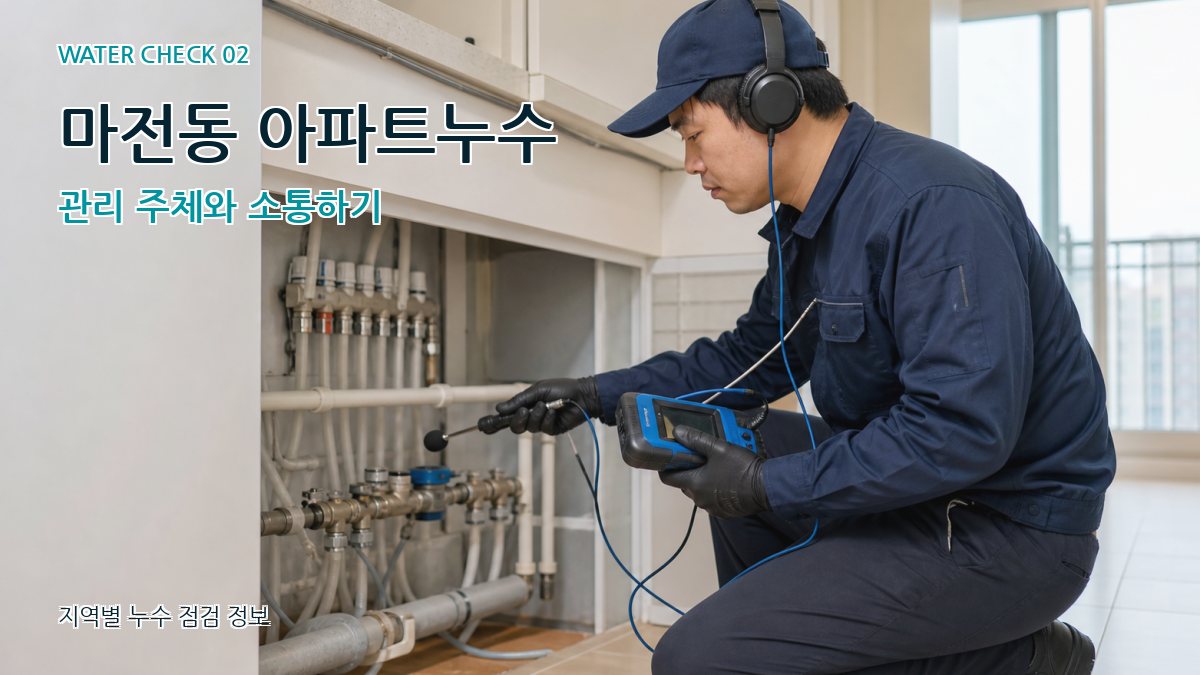 마전동 화장실누수 누수탐지 이미지