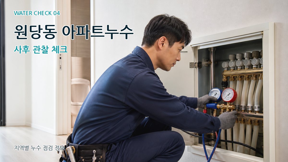 원당동 누수탐지 누수탐지 이미지