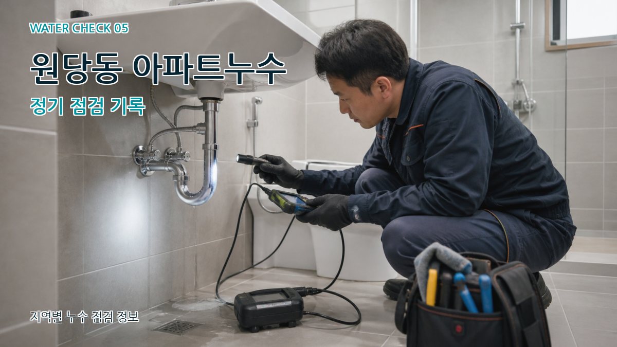 원당동 누수공사 누수탐지 이미지