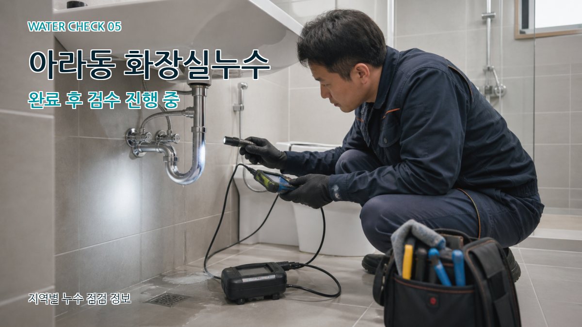 아라동 누수공사 누수탐지 이미지