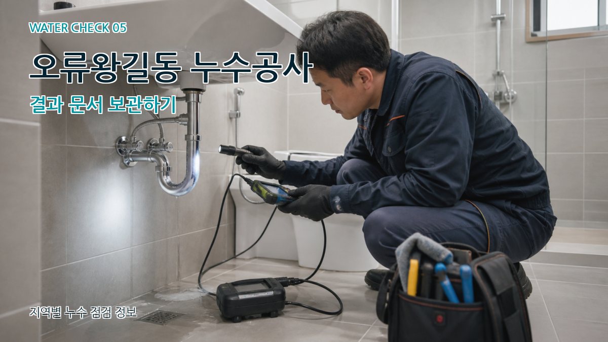 오류왕길동 누수공사 누수탐지 이미지